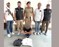 गांजा तस्करी के मामले में एक आरोपी गिरफ्तार, 4 किलो 968 ग्राम गांजा बरामद