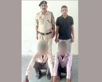 मोटरसाइकिल चोरी मामले में पुलिस ने दो आरोपियों को किया गिरफ्तार