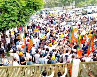 ‘आप’ द्वारा प्रदेशभर में रोष प्रदर्शन, कई स्थानों पर भाजपा-आप कार्यकर्ताओं में टकराव का माहौल