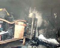 Hanumangarh Civil Lines Fire: सिविल लाइंस जी ब्लॉक में मकान के स्टोर रूम में लगी आग 