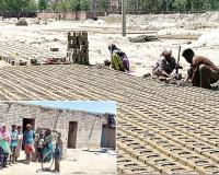 आलीशान कोठियों के लिए पक्की ईंटों  तैयार करने वाले मजदूरों के खुद के अरमान कच्चे