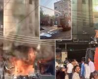 हिसार के रेड स्क्वेयर मार्केट में होटल डिजायर में भीषण आग, कई घंटे बाद काबू