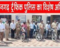 जरूरतमंद वाहन चालकों को वितरित किए हेलमेट