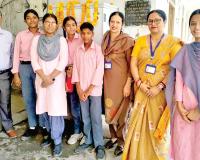 शाह सतनाम जी मार्ग पर स्कूल में स्व. इंदर कौर की याद में लगवाया वाटर कूलर