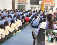 बेटी बचाओ बेटी पढ़ाओ जागरूकता अभियान के तहत गांव-गांव में निकाली रैली 