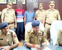 किसानों के नलकूपों पर हुई चोरी का राजफाश, दो गिरफ्तार