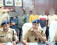अन्तर्राज्यीय गिरोह के दस शातिर बदमाश गिरफ्तार, हाईटेंशन विद्युत तारों के 23 बंडल बरामद