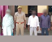 महिला समेत तीन वारंटी गिरफ्तार, भेजे जेल
