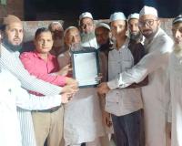 अंजुमन गुलिस्तान उर्दू अदब के तत्वावधान में नातिया महफिल का आयोजन, पत्रकारों और शायरों को किया गया सम्मानित