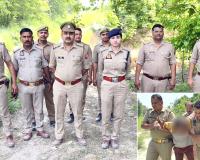 कैंटर लूट कांड का फरार आरोपी मुठभेड़ के बाद पुलिस के हत्थे चढ़ा