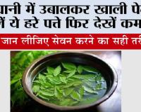 Neem Leaf Water Benefits: पानी में उबालकर खाली पेट पी लें ये हरे पत्ते फिर देखें कमाल... 