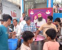 भीषण गर्मी में पानीपत के फतेहपुरी चौक पर लगाई ठंडे मीठे पानी की छबील, राहगीरों को मिली राहत
