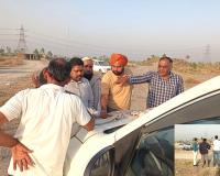 ताजेवाला में सीएम फ्लाइंग और विजिलेंस टीम की छापामारी, पंचायती जमीन पर पत्थरों का  स्टॉक करने का आरोप