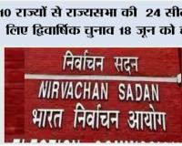 Rajya Sabha Chunav: 10 राज्यों से राज्यसभा की  24 सीटों के लिए द्विवार्षिक चुनाव 18 जून को होंगे