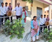 समाज सेवा शिविरों में विद्यार्थियों ने दिया पर्यावरण और जल संरक्षण का संदेश, पक्षियों के लिए बांधे परिंडे