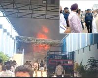 पेट्रो-उत्पाद गोदाम में भीषण आग, भारी नुकसान की आशंका
