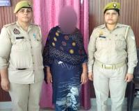 जानलेवा हमले में वांछित महिला आरोपी गिरफ्तार, जेल रवाना