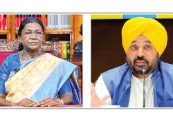 मुख्यमंत्री भगवंत मान पाँच मई को राष्ट्रपति द्रौपदी मुर्मू से करेंगे मुलाकात