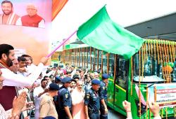 Haryana Electric Buses: सीएम ने 80 नई इलेक्ट्रिक सिटी बसों को हरी झंडी दिखाकर रवाना किया, अब इलेक्ट्रिक बसों में भी चलेगा बस पास