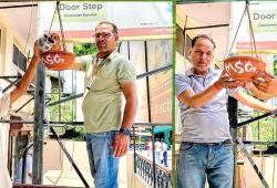 संगरिया के सेवादार भीषण गर्मी में बने पक्षियों का सहारा, जगह-जगह लगाए परिंडे