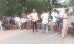 कुराली में गैस आपूर्ति ठप होने पर ग्रामीणों का हंगामा, बस अड्डे पर लगाया जाम