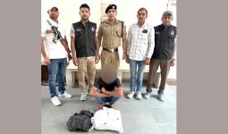 गांजा तस्करी के मामले में एक आरोपी गिरफ्तार, 4 किलो 968 ग्राम गांजा बरामद