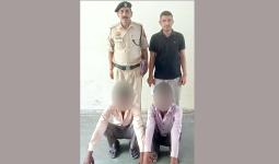 मोटरसाइकिल चोरी मामले में पुलिस ने दो आरोपियों को किया गिरफ्तार
