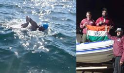 मुकुल दहिया ने 12 घंटे 35 मिनट में 33 किलोमीटर समुद्र को पार कर रचा इतिहास पार