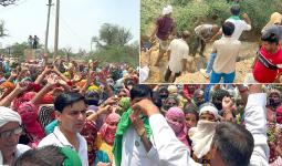 Bhakra Pipeline: भाखड़ा पाइपलाइन पर बवाल, उग्र ग्रामीणों ने जाम किया हांसी-बरवाला रोड