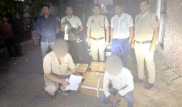 20 लाख की नशीली दवाओं का जखीरा पकड़ा, कार सवार दो युवक गिरफ्तार