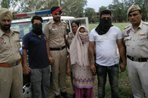 होशियारपुर पुलिस को मिली बड़ी सफलता , तीन गिरफ्तार