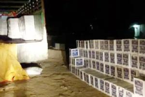 ट्रक से 70 लाख की शराब पकड़ी
