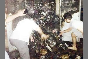 दुकान को लगी आग, लाखों का नुक्सान