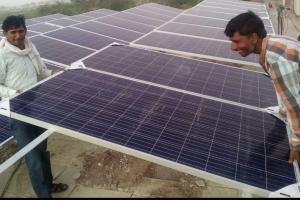 प्रदेश का पहला सोलर पॉवर प्लांट स्थापित