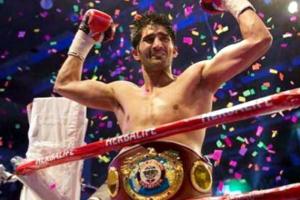 प्रो-बॉक्सिंग: विजेंदर ने चीन के बॉक्सर को हराया