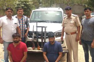 आनंद हत्या कांड: आरोपियों को प्रोडॅक्शन वारंट पर लेकर हथियार व गाड़ी बरामद