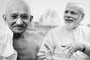 गांधी की खादी को मिला मोदी का सहारा