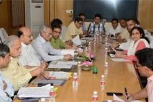 मुख्य सचिव ने की चुनाव पूर्व तैयारियों की समीक्षा-जयपुर