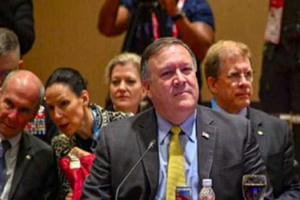 उत्तर काेरिया मसले पर माइक पोम्पिओ और स्वीडिश विदेश मंत्री ने चर्चा की