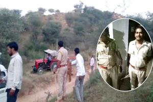 अवैध खनन पर कार्रवाई के लिए पहुंची टीम को मारने के लिए दौड़े हथियारबंद लोग