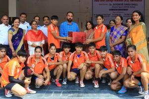 वैश्य महिला महाविद्यालय ने जीती इंटर कॉलेज कबड्डी प्रतियोगिता