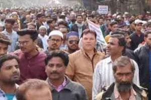 राजस्थान: कोटा में एनआरसी-सीएए के खिलाफ निकला जुलूस
