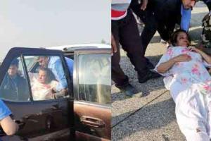 अभिनेत्री शबाना आजमी की कार ट्रक से भिड़ी