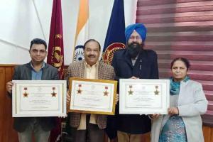 फिरोजपुर जिले ने एक साल में जीते 3 नेशनल  स्काच अवार्ड