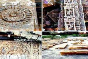 अयोध्या/ रामजन्मभूमि पर खुदाई में मिलीं प्राचीन मूर्तियां-शिवलिंग