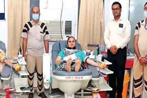 डेरा श्रद्धालुओं ने किया 122 यूनिट रक्तदान