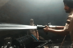 टला हादसा: रूई पिंजाई मशीन व कोहलू में लगी भयानक आग, शाह सतनाम जी ग्रीन एस वैल्फेयर फोर्स विंग के सेवादारों ने बुझाई आग