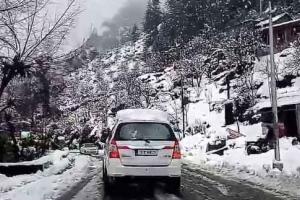 हिमाचल में सीजन का पहला हिमपात