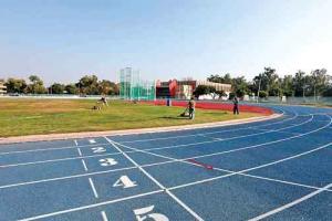 अंतरराष्ट्रीय स्तर का सिंथेटिक ट्रैक बनकर तैयार
