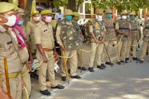 एसपी को थप्पड़ मारने वाला भाजपा नेता पुलिस की गिरफ्त से दूर